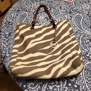 Michael Kors canvas tote